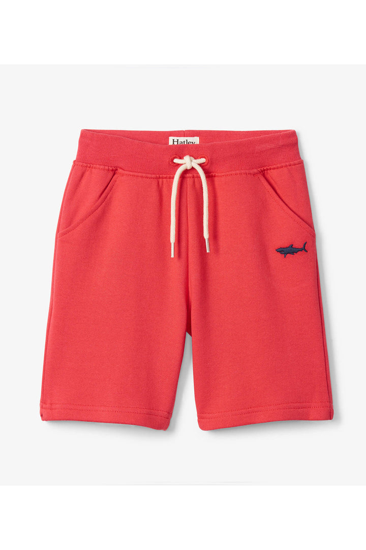 Hatley Nautical Red Terry Shorts