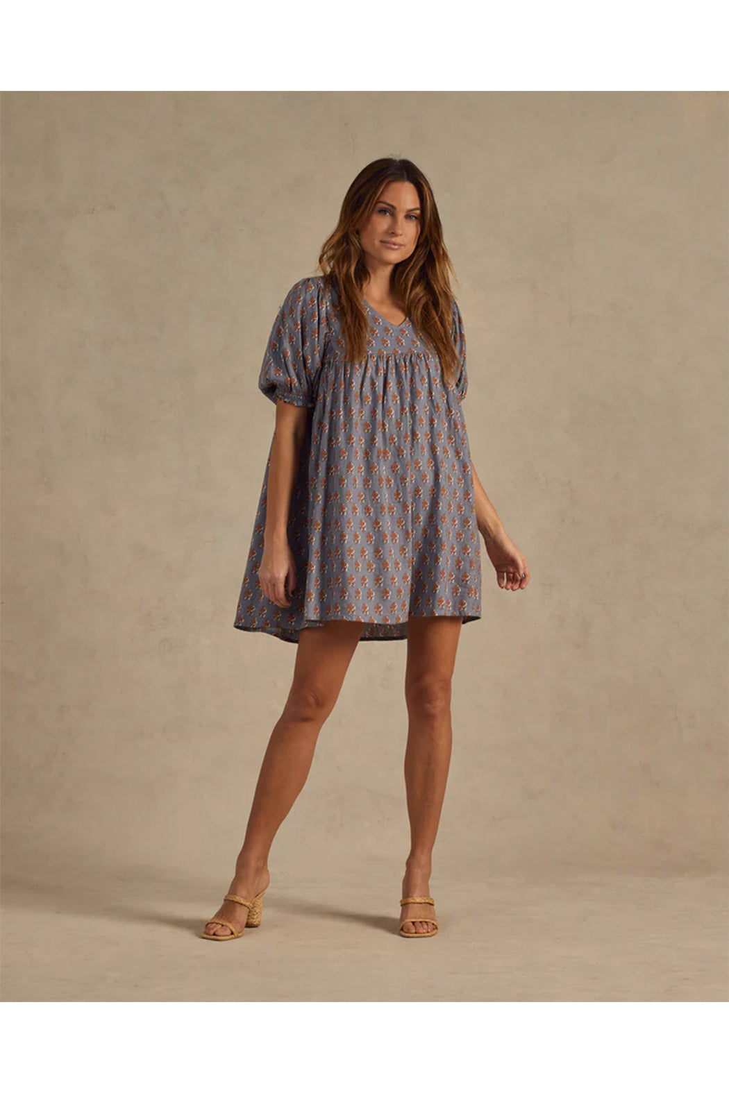 Rylee + Cru Women's Jolene Dress - Blue Floral