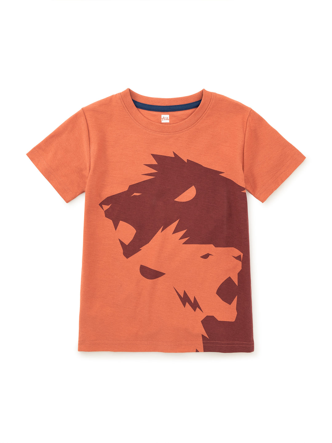 Tea Collection Lion Graphic Tee - Copper