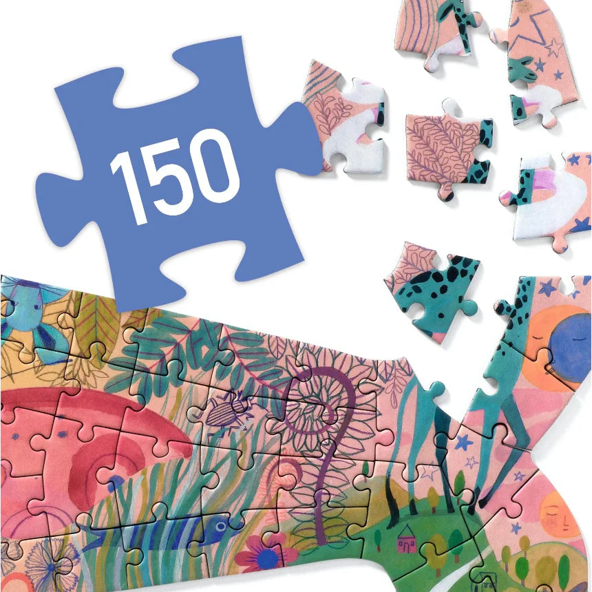 Djeco Puzz'Art 150 Piece Whale Puzzle