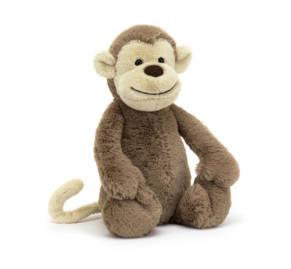  Medium Bashful Monkey Mサイズ　お猿さん Jellycat Bashful Monkey Medium – Hopscotch Kids OR