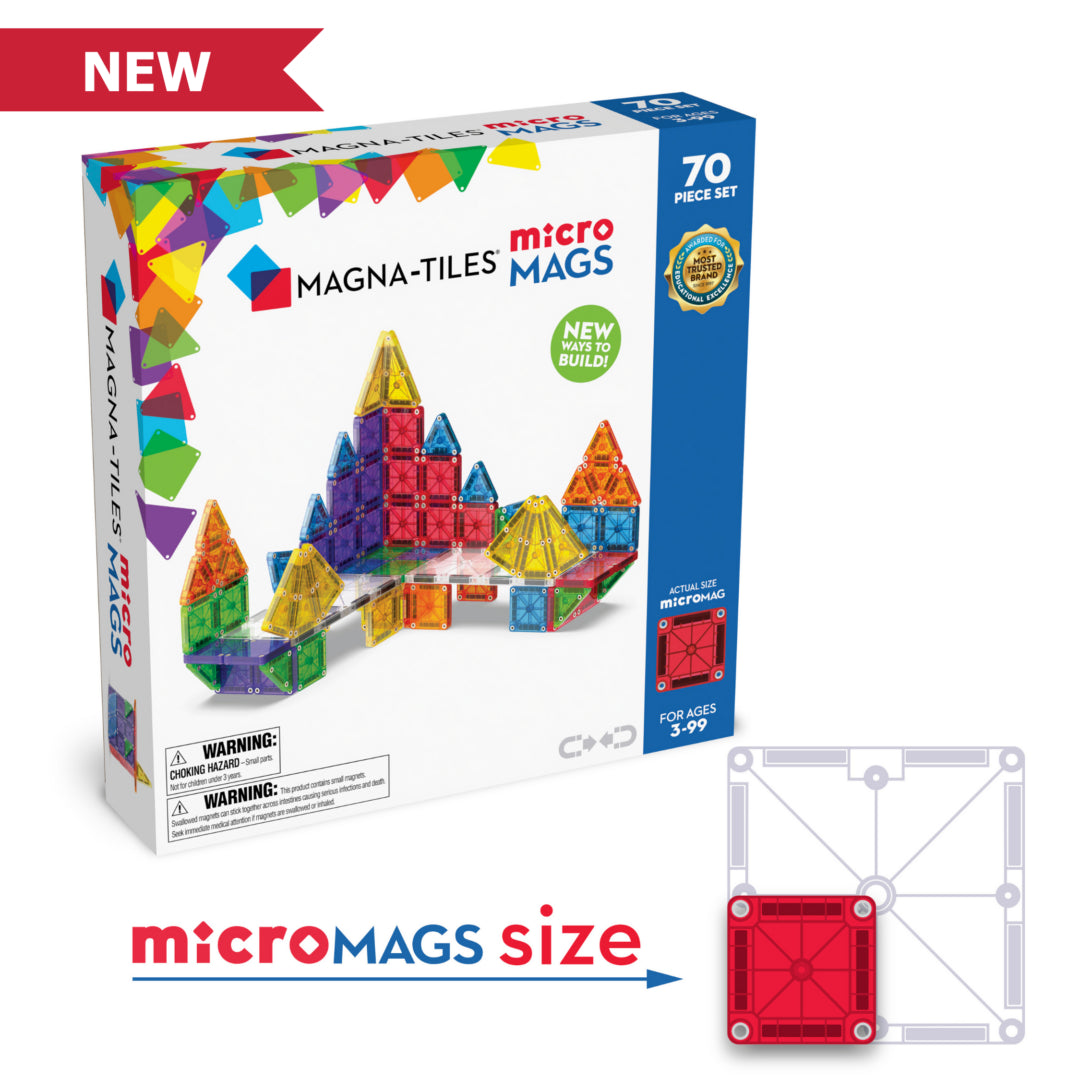 メガバス　ITOエンジニア リング 　　 ポップマックス 　　　　　　7個セット Valtech Magna-Tiles Micro Mags 70 Piece Set – Hopscotch Kids