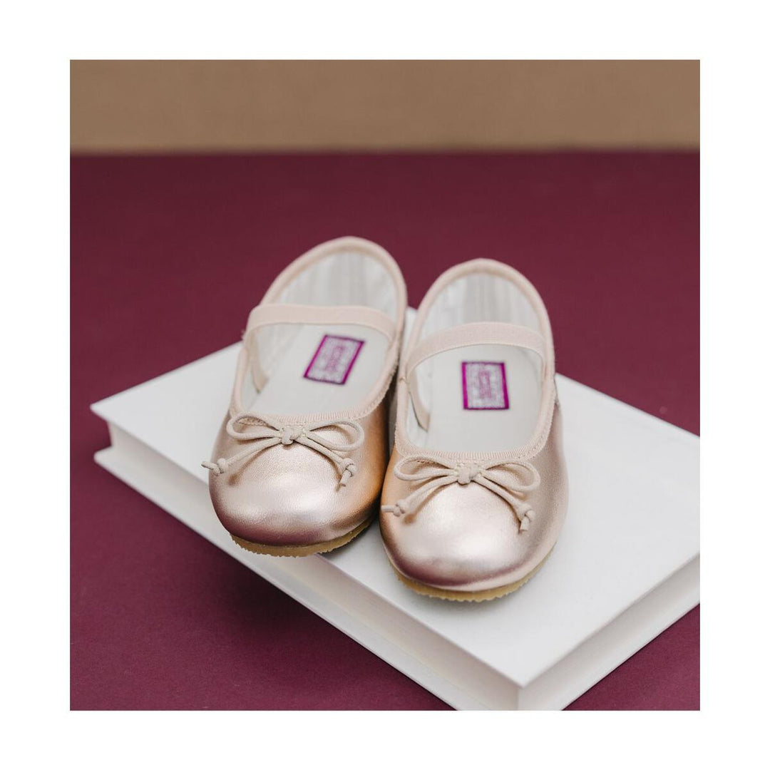 L'amour Alia Ballerina Flat - Rose Gold