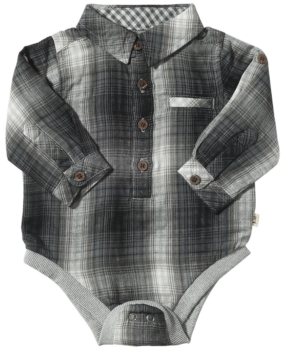 Me & Henry Jasper Woven Onesie