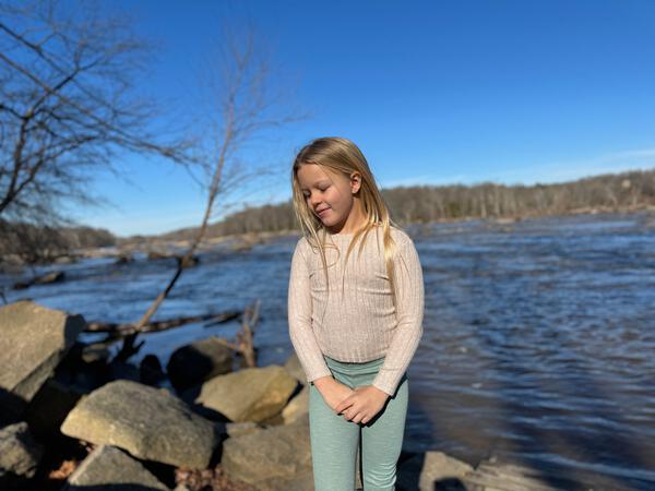 Vignette Nikki ribbed t-shirt - tan