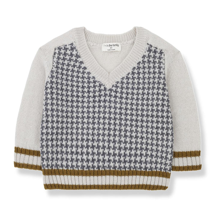 1+ In the Family Jaquard Pullover - Oatmeal