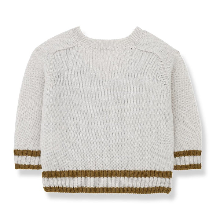 1+ In the Family Jaquard Pullover - Oatmeal