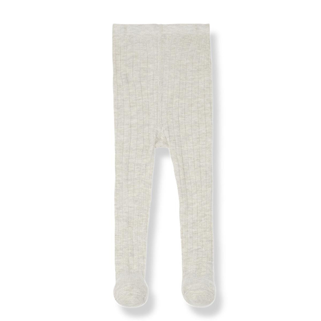 1+ In the Family Sira Ribbed Tights - Oatmeal