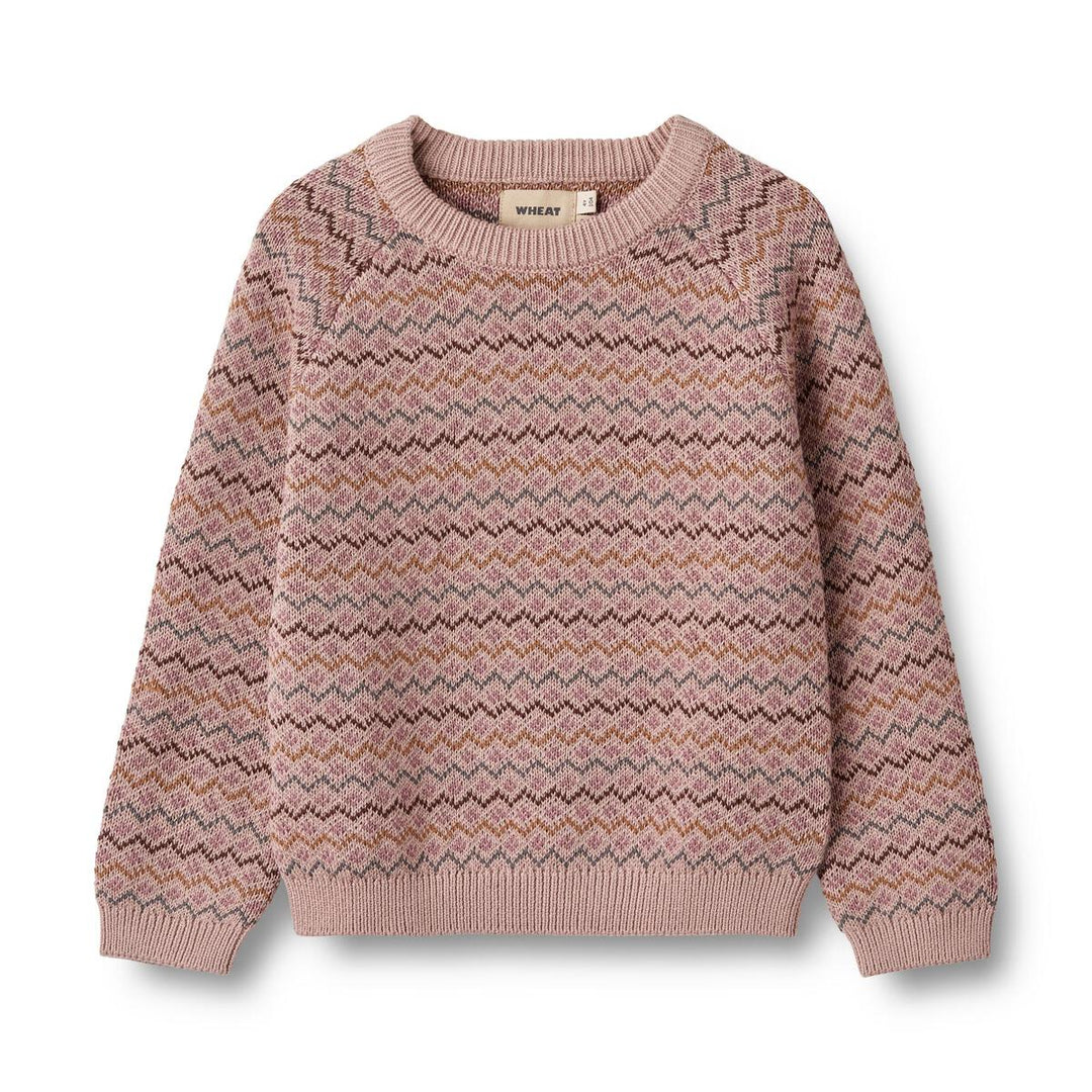 Wheat Organic Jacquard Pullover Nanna