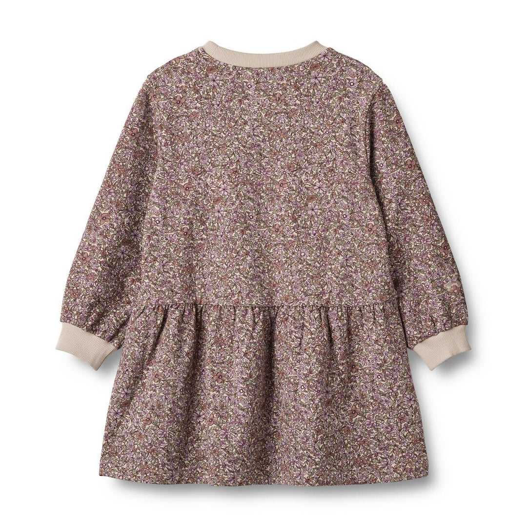 Wheat Orgnic Zenia Sweatshirt Dress - Lilac Flowers