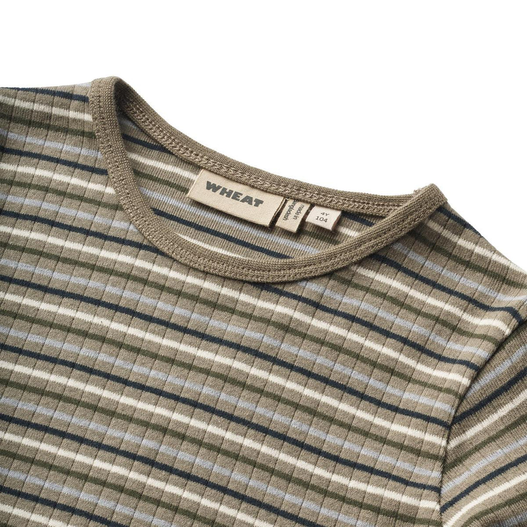 Wheat Stig Organic Striped Tee