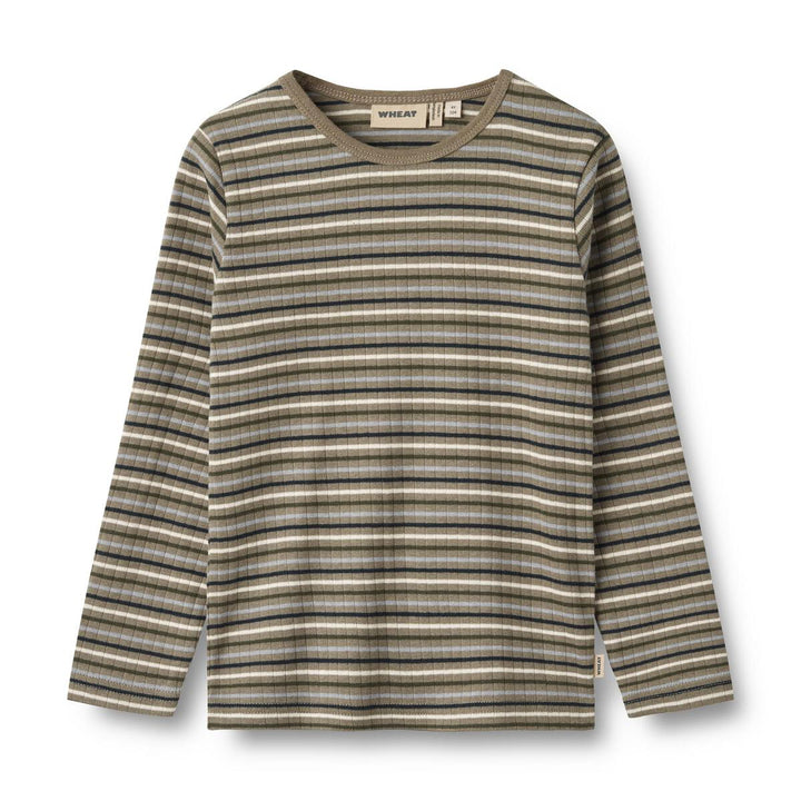 Wheat Stig Organic Striped Tee