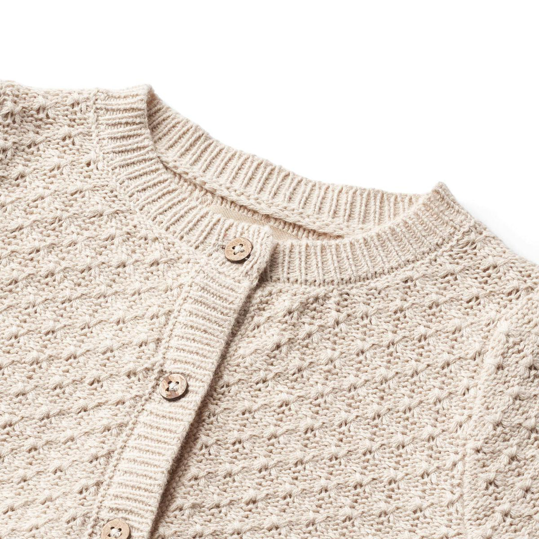 Wheat Magnella Organic Knit Cardigan