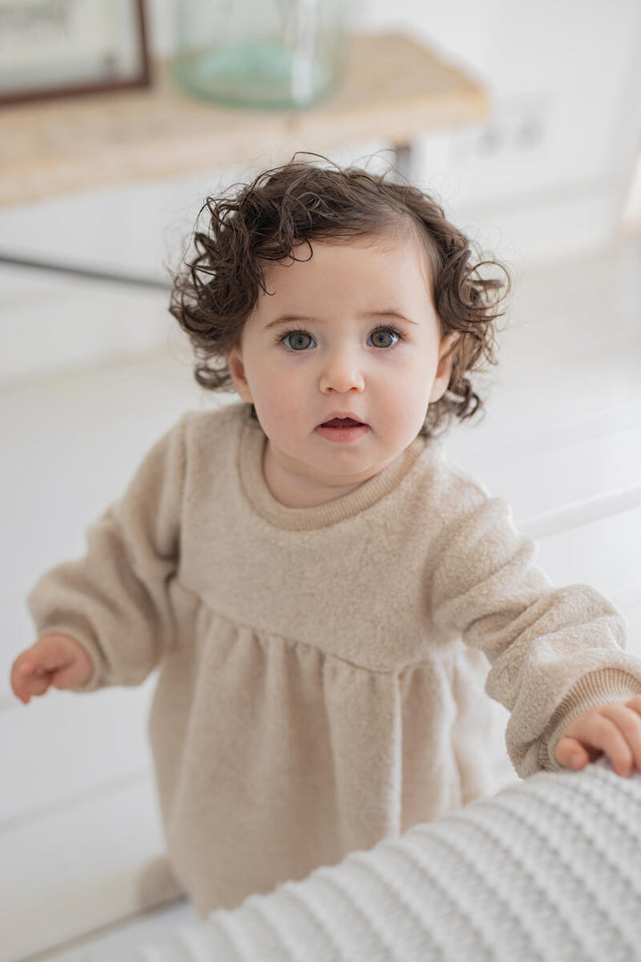 1+ In the Family Mireia Fleece Dress - Oatmeal