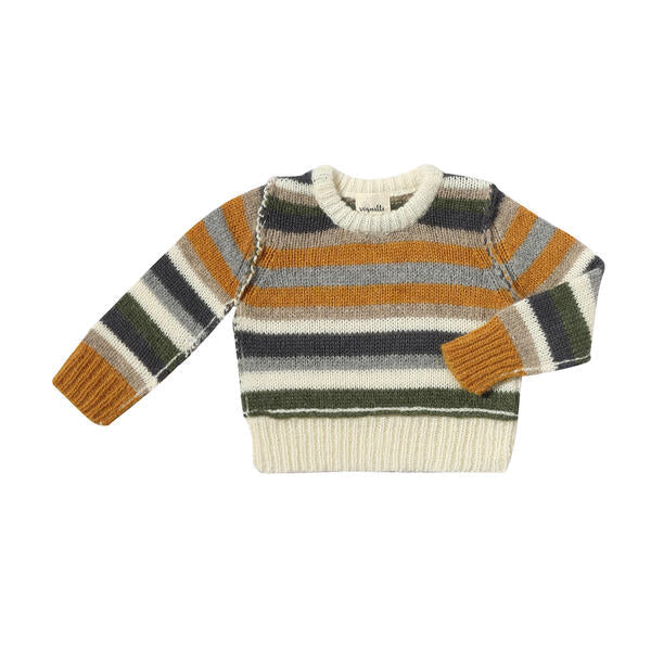 Vignette Donna Sweater - Gold Stripe