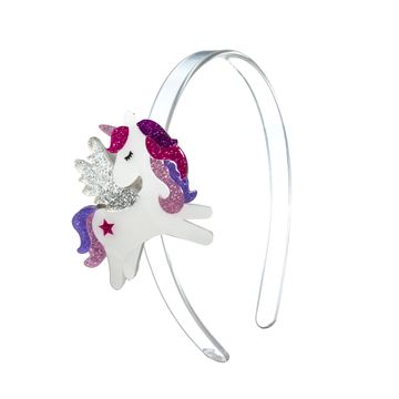 Lilies & Roses Unicorn Glitter Headband