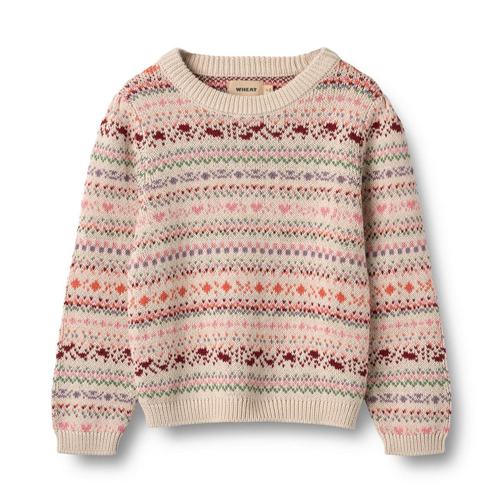 Wheat Olga Jaquard Pullover Sweater
