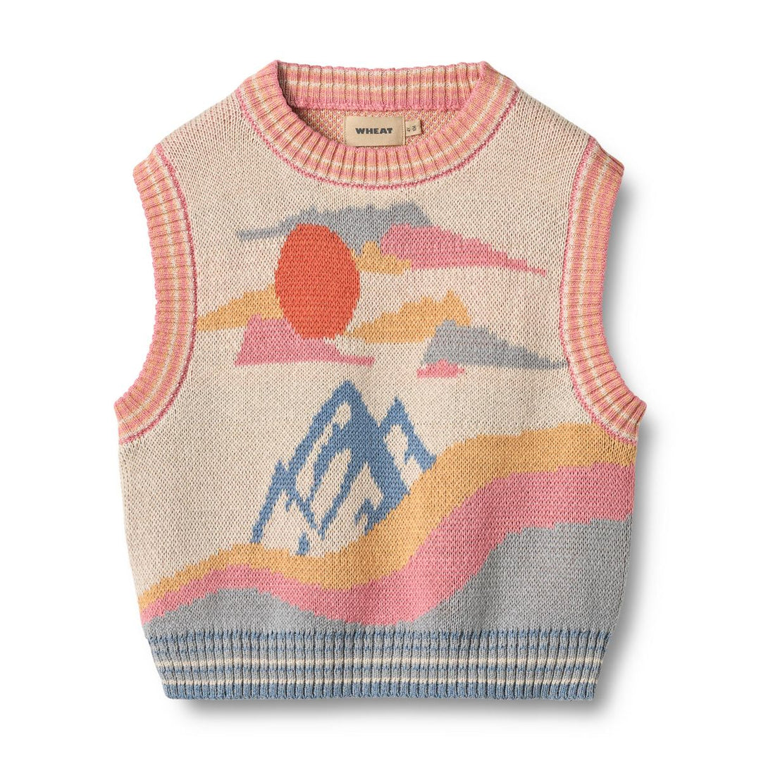 Wheat Maria Jaquard Vest
