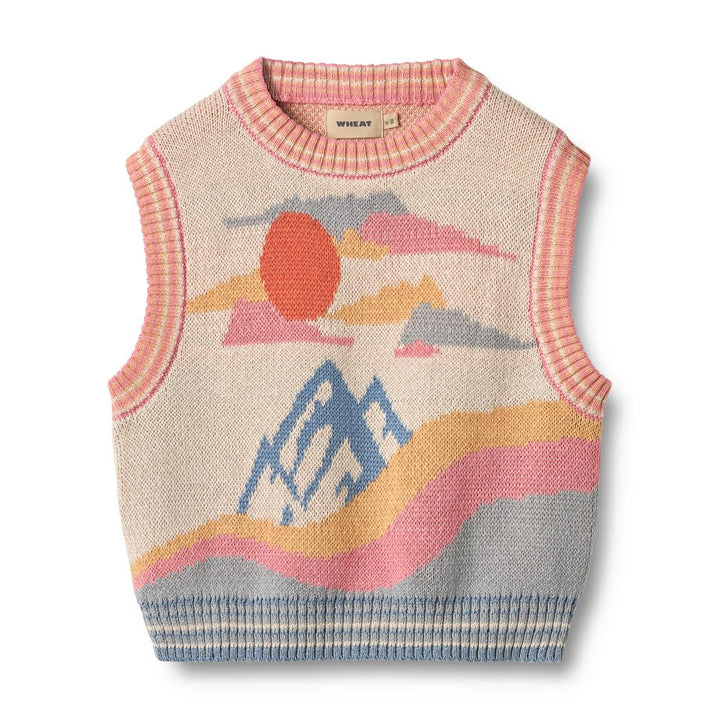 Wheat Maria Jaquard Vest