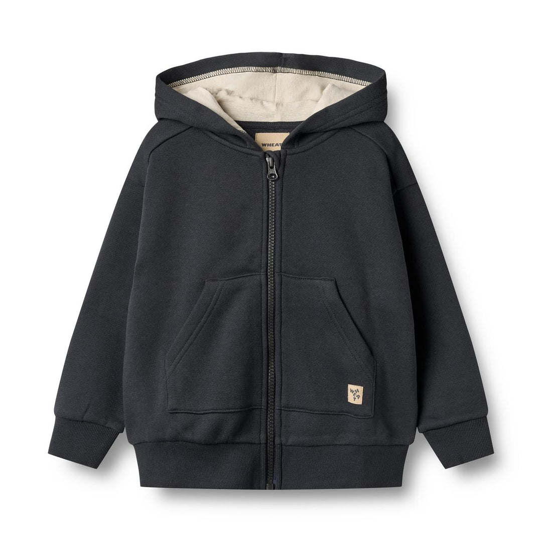 Wheat Francis Zip Sweatshirt - Navy