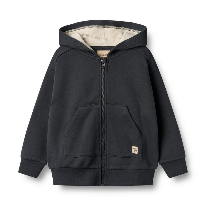 Wheat Francis Zip Sweatshirt - Navy