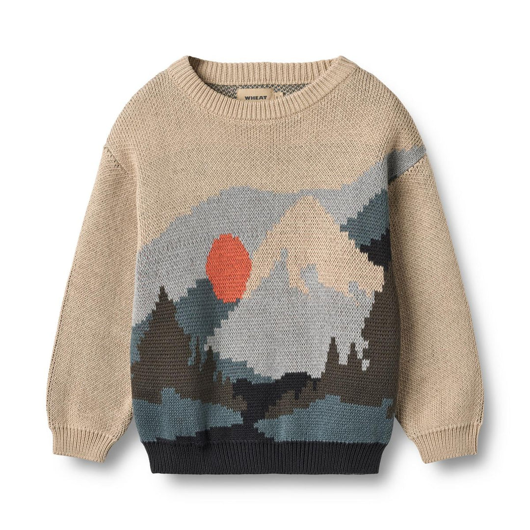 Wheat Jaquard Pullover Sweater William