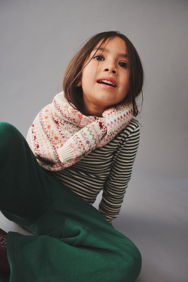 Wheat Olga Jaquard Pullover Sweater