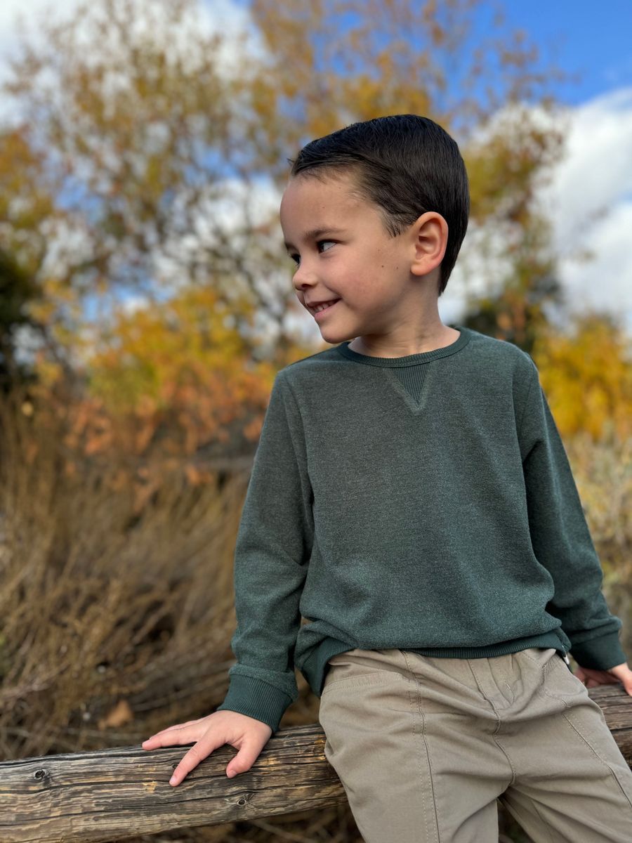 Me & Henry Tarquin Sweatshirt - Forest Cosy