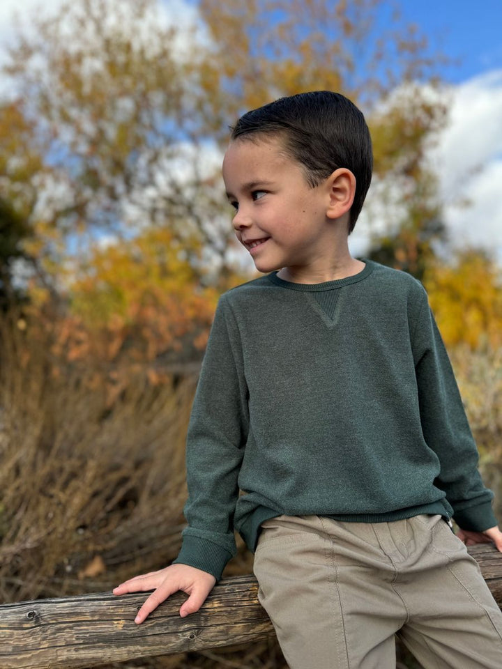 Me & Henry Tarquin Sweatshirt - Forest Cosy