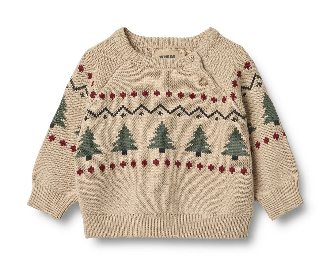 Wheat Balou Jaquard Pullover Sweater