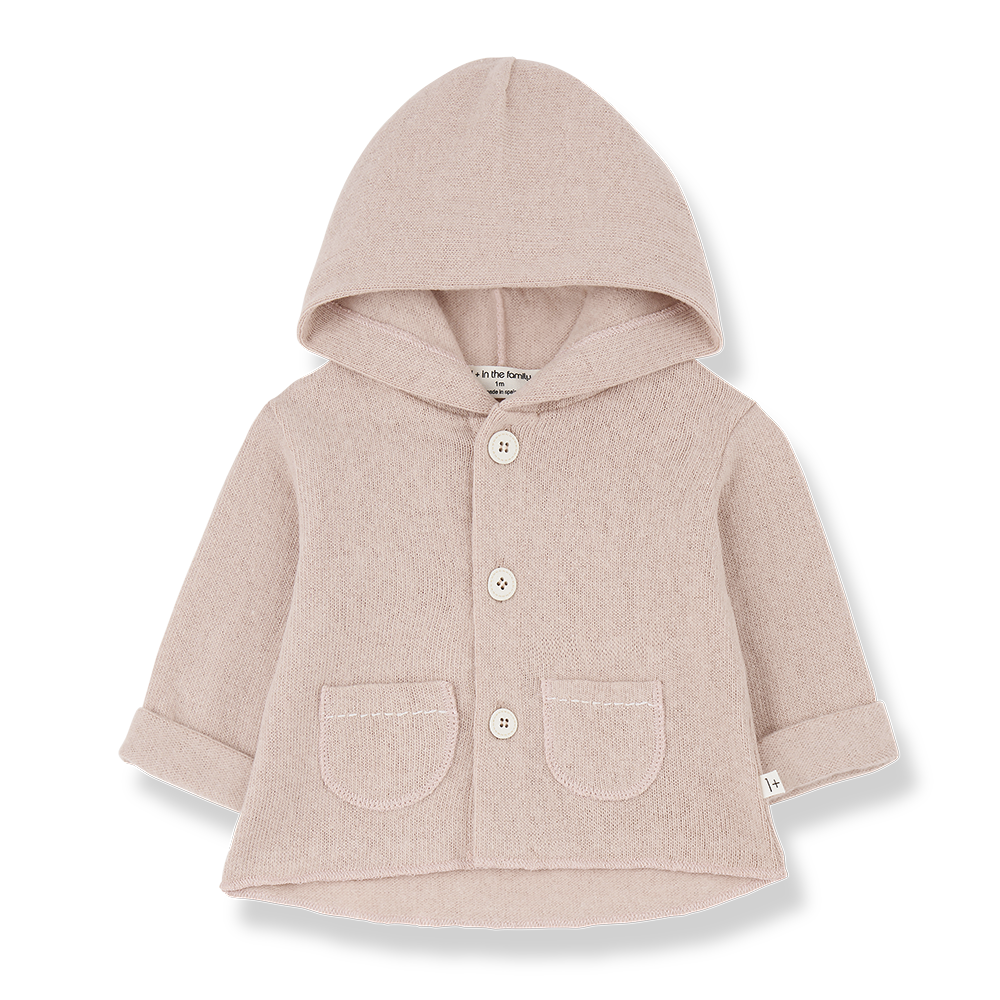 1+ In The Family Hooded Jacket Fred - Nude