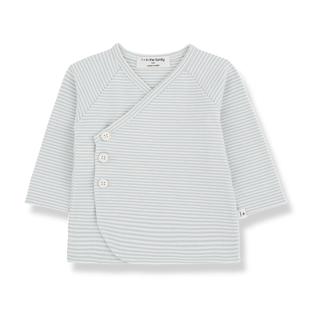 1+ In The Family Idara Long Sleeve Tee - Blue