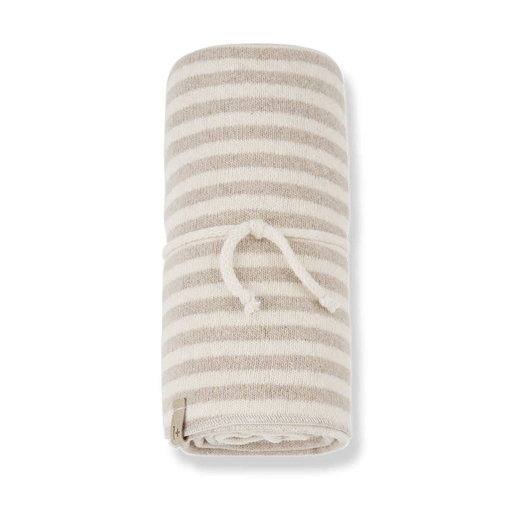 1+ In The Family Jeanine Blanket - Beige