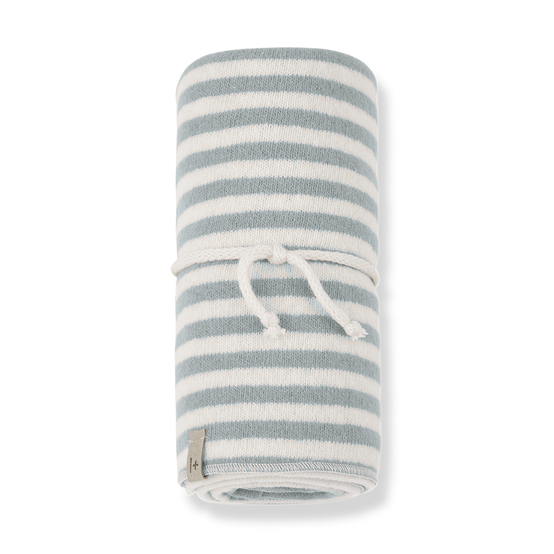 1+ In The Family Jeanine Blanket - Blue