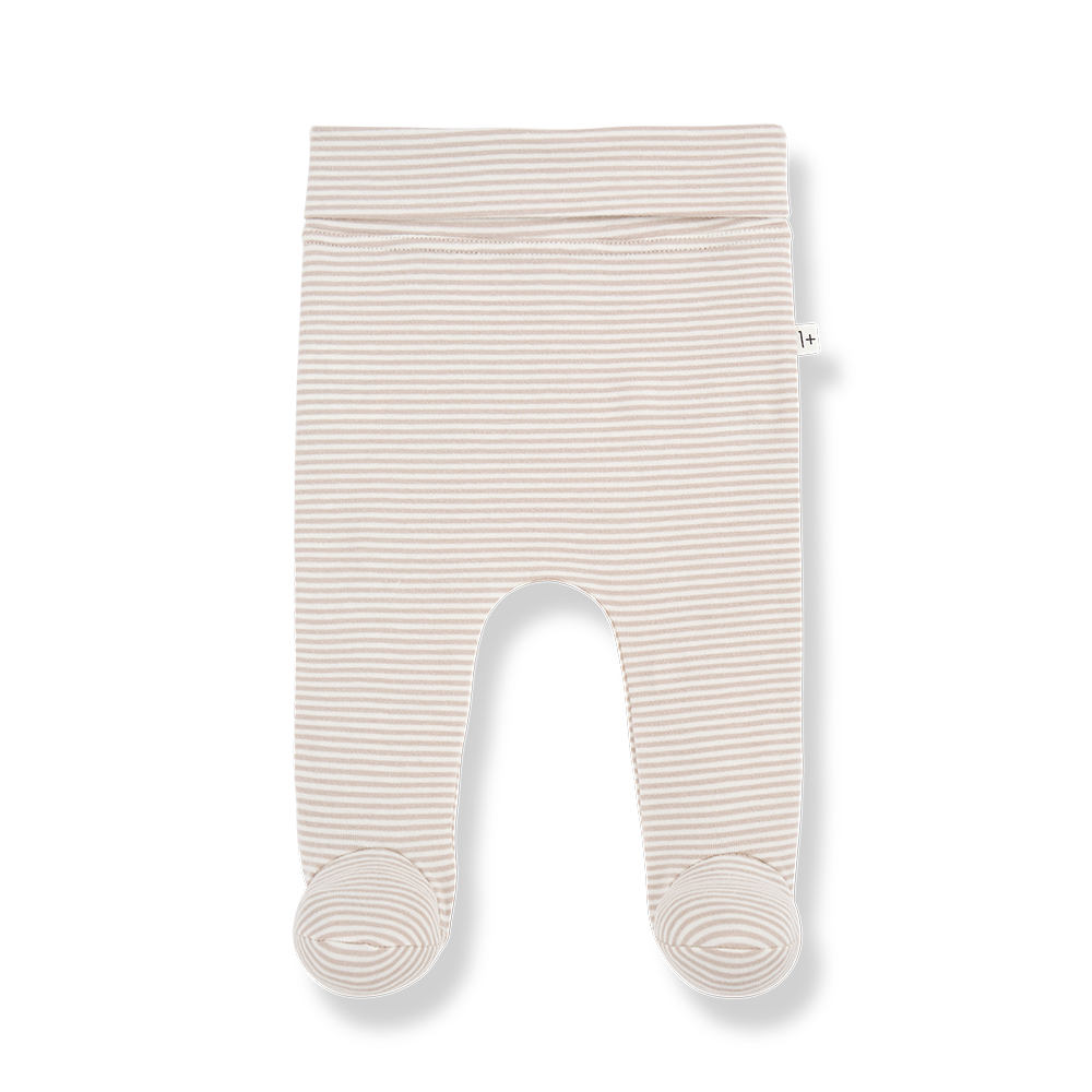 1+ In The Family Sune Legging With Feet - Beige
