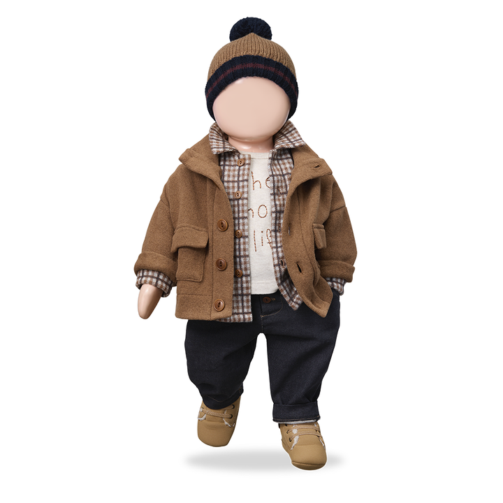 1+ In The Family Conrad Shirt - Castagna