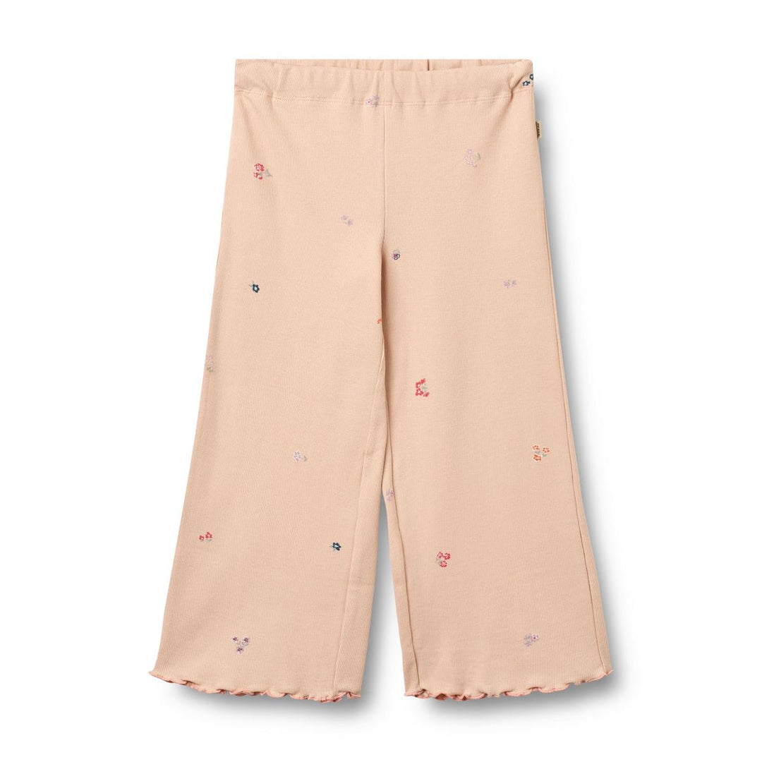 Wheat Jersey Pants Ela - Rose Flowers