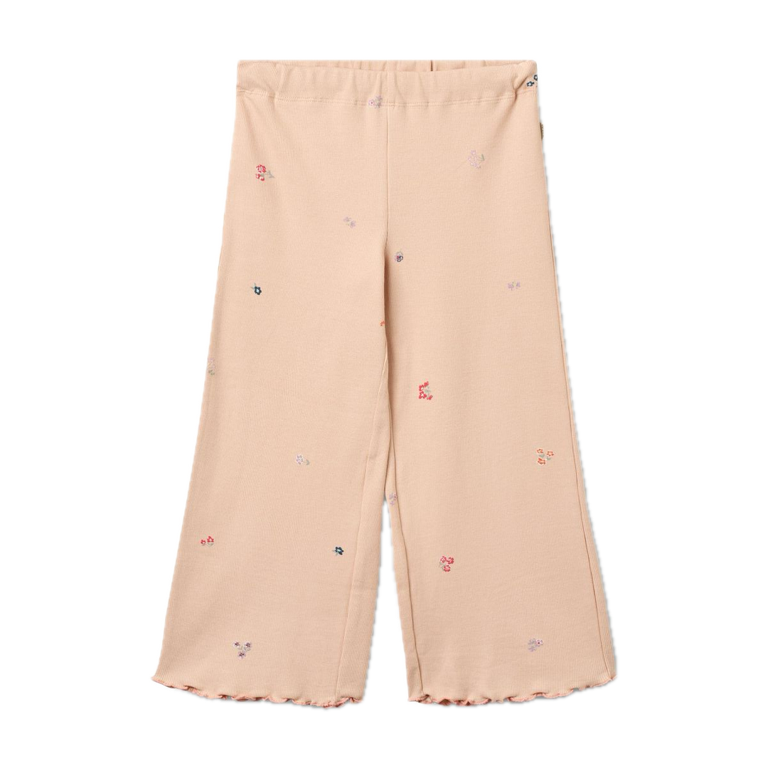 Wheat Jersey Pants Ela - Rose Flowers