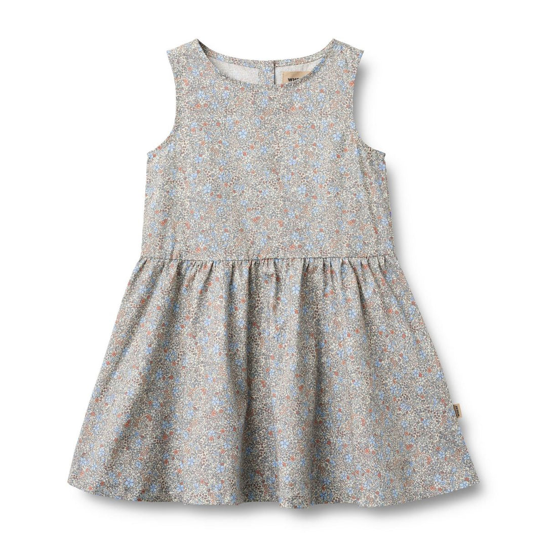 Wheat Dress Hella - Air Blue Flowers