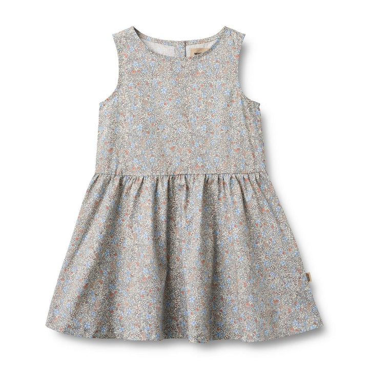 Wheat Dress Hella - Air Blue Flowers