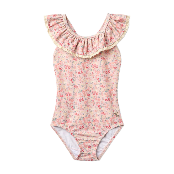 Wheat Swimsuit Doris - Powder Flowers And Seashells