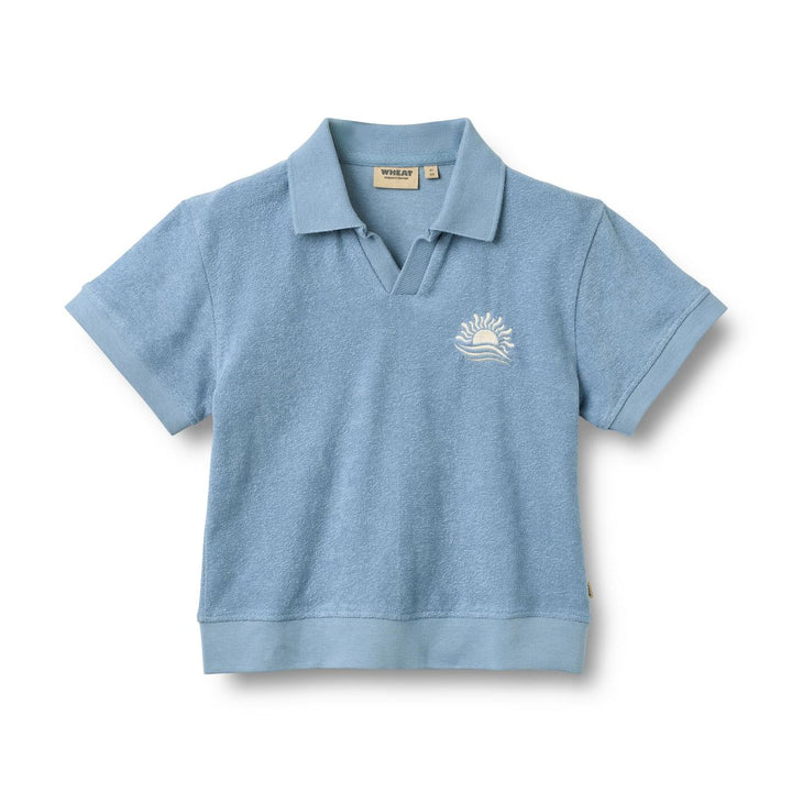 Wheat Polo Shirt Marlo - Faded Denim