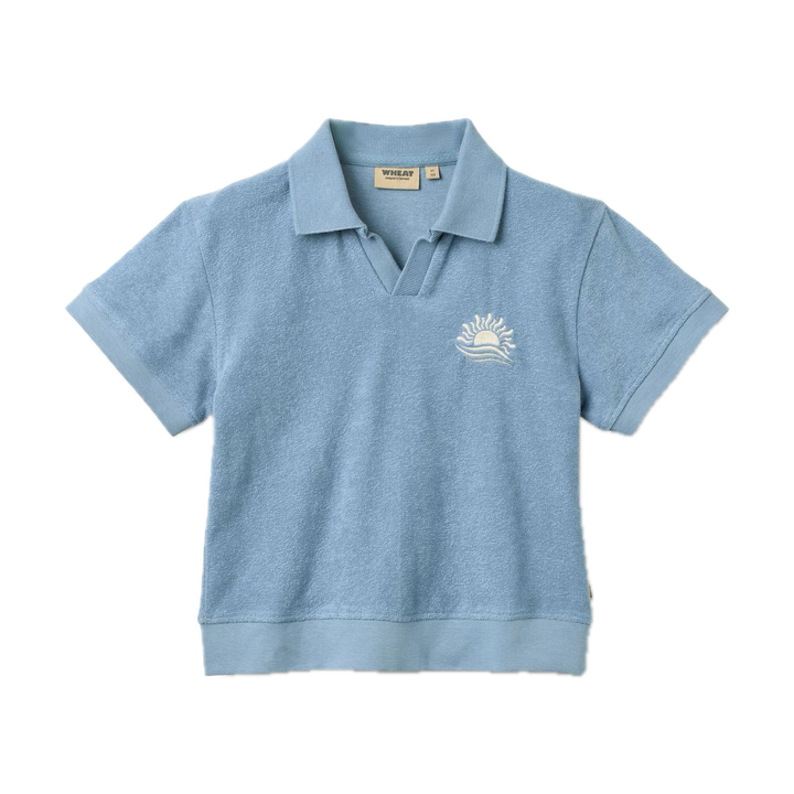 Wheat Polo Shirt Marlo - Faded Denim