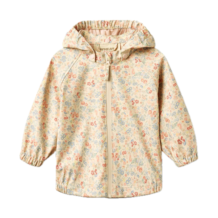 Wheat Rainwear Chardy Jacket - Flowers And Seashells
