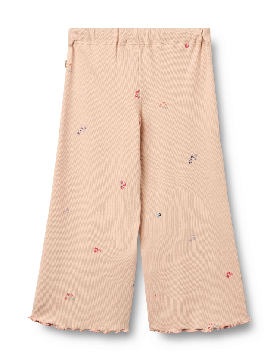 Wheat Jersey Pants Ela - Rose Flowers