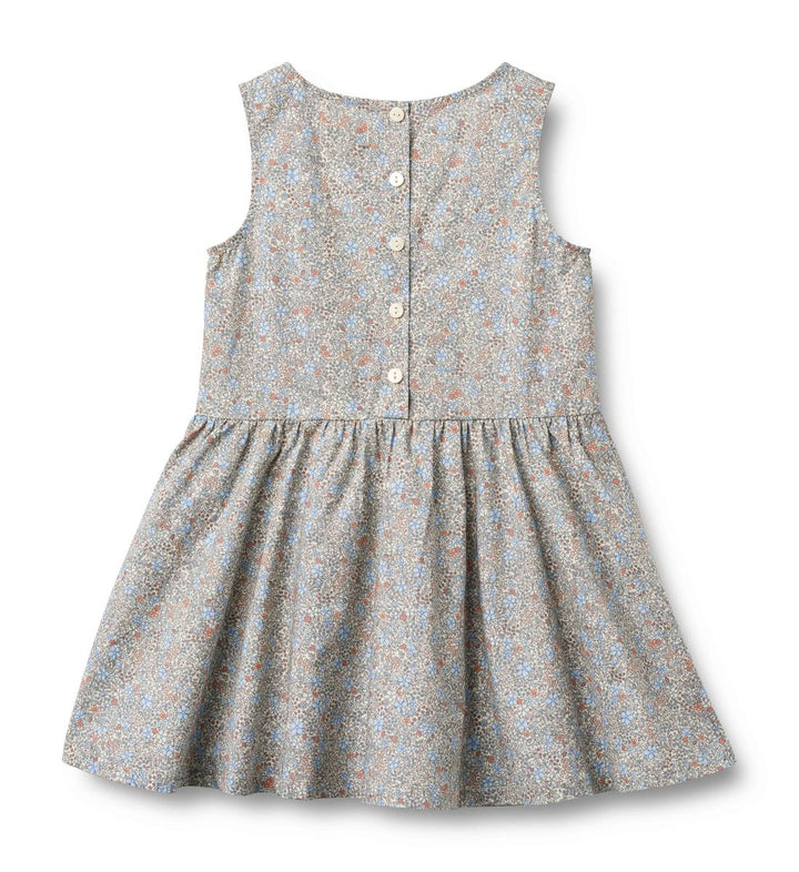 Wheat Dress Hella - Air Blue Flowers