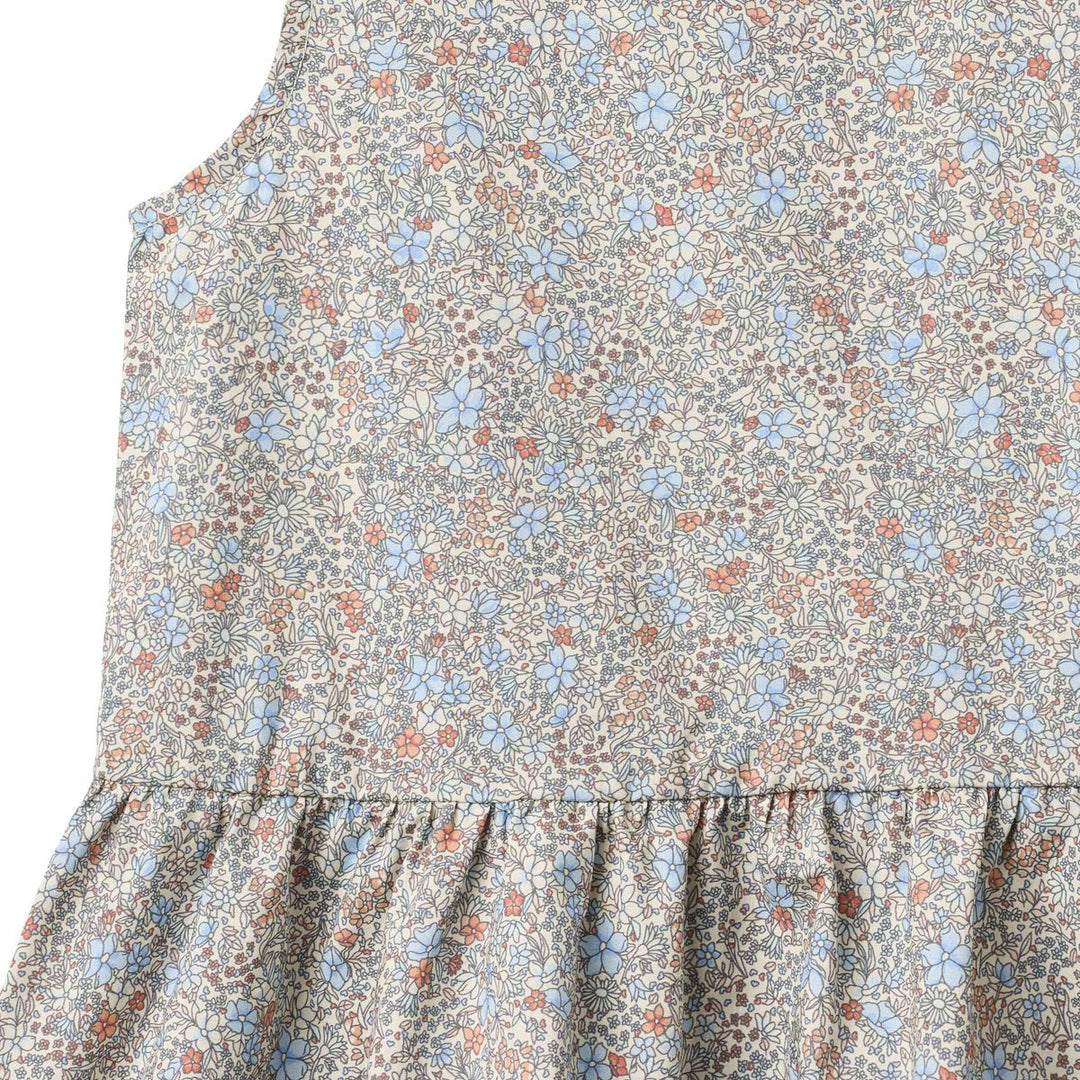 Wheat Dress Hella - Air Blue Flowers
