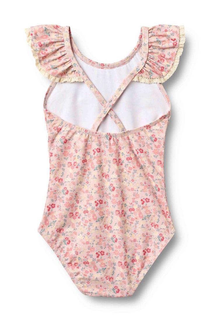 Wheat Swimsuit Doris - Powder Flowers And Seashells