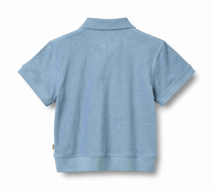 Wheat Polo Shirt Marlo - Faded Denim