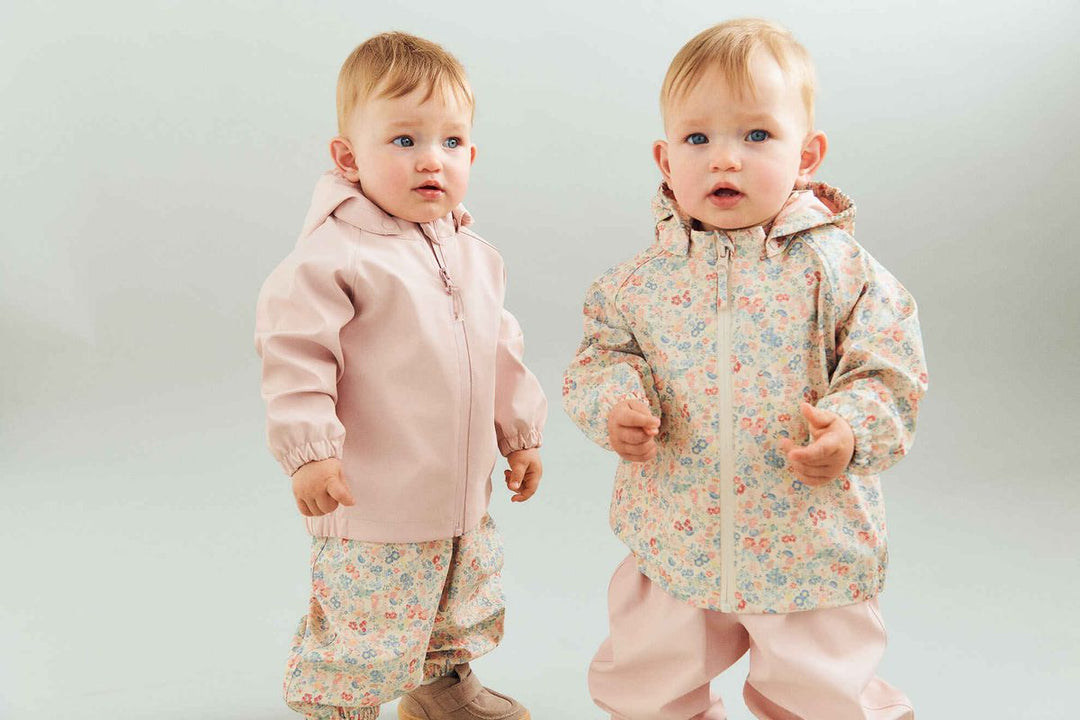 Wheat Rainwear Chardy Jacket - Flowers And Seashells